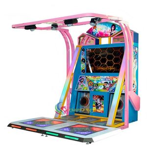 Wholesale Manufacturer 2 Player Cubic Revolution Drum Dance Arcade <b>Game</b> <b>Machine</b> 55" Monitor 110V/220V Compatibility English - Product Image 2