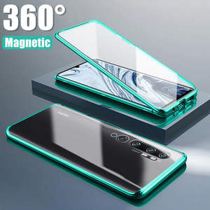 360 copertura magnetica della cassa di vetro temperato anteriore & posteriore per Xiaomi <span class=keywords><strong>Redmi</strong></span> <span class=keywords><strong>Note</strong></span> 8T Pro Mi 10 <span class=keywords><strong>Note</strong></span> 10 - Product Image 1