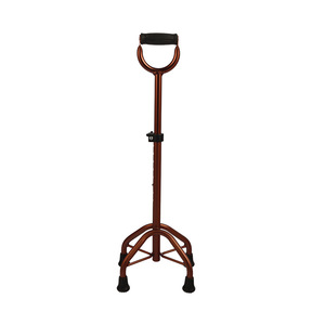 Aluminum Alloy Four-Legged Crutches Height Adjustable Anti-Slip For Elderly And Disabled Persons - Product Image 3