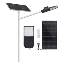 Lampadaire solaire semi-intégré tout-en-un, éclairage extérieur LED, 190 lm par W, puce Bridgelux 5050 pour projets routiers