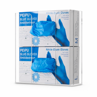 Boîte de rangement de comptoir en acrylique transparent à 2 niveaux pour distributeur de gants jetables, personnalisable en gros pour usine