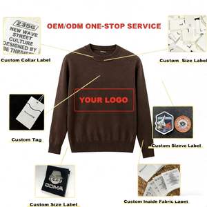 कस्टम लोगो महिलाओं के चालक दल गर्दन बुना हुआ स्वेटर नरम ऐक्रेलिक ऊन मिश्रण पल्लोवर लंबी आस्तीन आकस्मिक सभी मौसमों को दैनिक पहनने के लिए - Product Image 3