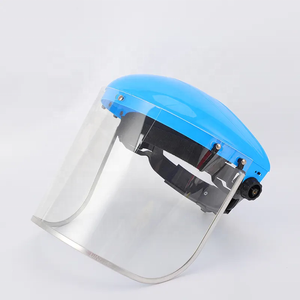 Protecteur facial de sécurité antichoc et anti-rayures (B1BL + FC48) Visière transparente en polycarbonate de qualité extrusion 1 ensemble + - Product Image 3