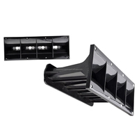 Haut-parleur professionnel Line Array Accessoires de haut-parleur de guide d'ondes ABS en plastique 453*163*222mm Line Array Horn pour Tweeter Throat 26mm