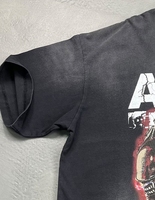 YKH 250GSM Lavado ácido Impresión digital O Cuello Verano Manga corta Tela de algodón de gran tamaño Logotipo personalizado Camiseta de lavado ácido para hombres
