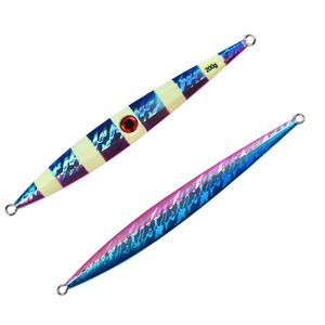 Señuelo de Pesca Jig de 250g, Hundimiento Rápido, Luminoso con Ojo Láser, para Pesca de Atún en Alta Mar, Aleación de Plomo - Product Image 5