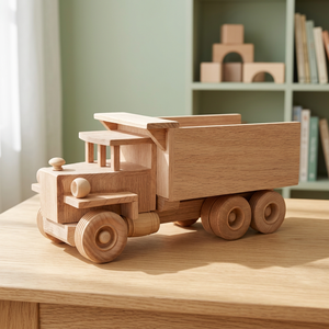 Wooden Truck <b>Toy</b> Without Lid for Boys 8-13 Years Eco-friendly & Non-toxic <b>Educational</b> <b>Toy</b> From Vietnam Accept Customized Brand - Product Image 2
