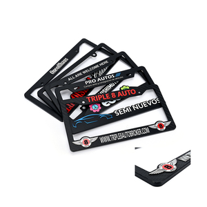 Soporte Personalizado para Matrícula de Motocicleta y Automóvil de Metal y Plástico para EE. UU. y Canadá, Marco para Placa de Matrícula, Cubierta para Placa de Matrícula, Venta al por Mayor - Product Image 1