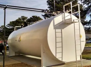 Benzin dolum istasyonu için skid taşınabilir benzin benzin benzin yakıt depolama tankı ile dizel yakıt deposu