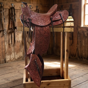 Genuine Leather Custom English Race Saddle Wood <b>Tree</b> Sustainable 4-Season Horse Riding Equipment SUS304 Hardware BS - Product Image 1