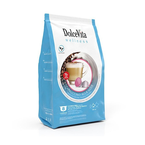 Capsule Dolce Vita 8 Cappuccino Compatibili con Macchine Dolce Gusto, Articoli Promozionali per Bevande 0,19€/Capsule - Product Image 1