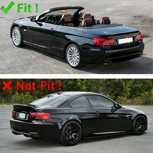 Fanali Posteriori a LED per BMW Serie 3 E93 Cabrio 2007-2010, Aggiornati, Retrofit, Lente Nera e Rossa, Freno e Indicatore di Direzione - Product Image 4