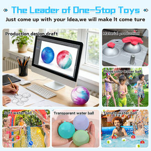 बच्चों के लिए कारखाने कस्टम प्रिंट पुनः प्रयोज्य सिलिकॉन पानी के गुब्बारे बनाना-पुनः प्रयोज्य ग्रीष्मकालीन जल खिलौने - Product Image 3