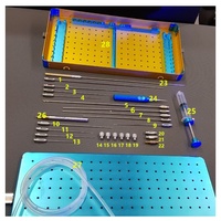 Kit de canules d'aspiration Luer Lock A1 pour liposuccion et injection de graisse, bleu, pour transfert de cellules souches et remodelage corporel