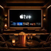 Offres Spéciales d'Abonnements à la Diffusion en Streaming Apple TV 1, 3, 6, 12 Mois, Lecture Vidéo HD Globale Fiable pour Tous les Appareils Apple et Smart
