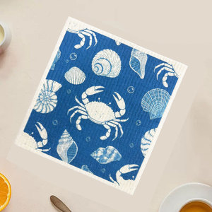Lingettes de cuisine suédoises biodégradables réutilisables et lavables, chiffons éponge absorbants, essuie-tout absorbants pour la cuisine, la vaisselle et les comptoirs - Product Image 4