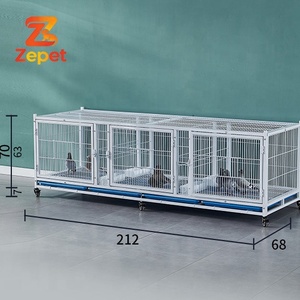 Heavy Duty Stackable Metal Bird Breeding <strong>Cage</strong> System Commercial With Breeding Box Nest for Pigeon Canary Finch Wholesale Price - Product Image 1