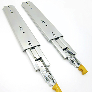 Thanh Trượt Ống Lồng Công Nghiệp Ba Quả Bóng Thép Dày 20 Rộng 76 Có Khóa Thanh Trượt Ngăn Kéo Thép Cán Nguội Tải Trung Bình Bea - Product Image 3