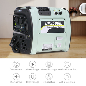 สถานีพลังงานแบบพกพา 3500w แผงโซลาร์เซลล์แบบพับได้ ระบบพลังงานลมแบบไฮบริด แบตเตอรี่ลิเธียมไอออน ใช้พลังงานจากรถยนต์ - Product Image 4