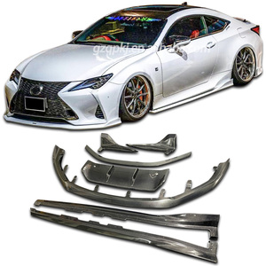 Pour 18-20 Lexus <span class=keywords><strong>RC</strong></span> artisan Kit de carrosserie Spoiler Lexus RC300 rc350 Diffuseur de pare-chocs avant et arrière en fibre de carbone - Product Image 1