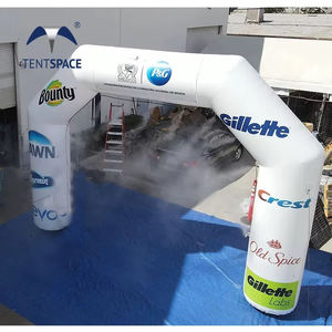 Gapura Acara Kustom 10x6m untuk Promosi Olahraga, Lomba Lari, Gapura Tiup dengan Desain Garis Bintang untuk Iklan, Tabung Tiup - Product Image 5