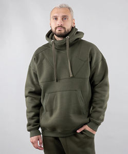 Ottoknit Homme <span class=keywords><strong>Col</strong></span> Rond Sweatshirt - Poche Cachée Design Pour Style Minimaliste - Product Image 3