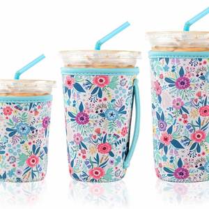 กระเป๋าเก็บความเย็นแบบหุ้มฉนวนนีโอพรีน 3 ขนาด พร้อมโลโก้สั่งทำ สำหรับใส่แก้วกาแฟ เครื่องดื่มร้อนและเย็น  กระเป๋าใส่เครื่องดื่มเย็นสำหรับโปรโมชั่น - Product Image 1