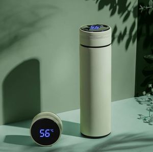 500ML Stainless Steel <b>Coffee</b> Led Water Bottle Smart Thermos Vacuum <b>Flasks</b> Temperature Display Straight Cup - Product Image 4