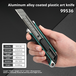 มีดอเนกประสงค์เหล็กดามัสกัสคาร์บอนสูงแบบ OEM ที่ปรับแต่งได้ พร้อมใบมีดแบบ Snap-Off ที่สามารถพับเก็บได้ สำหรับพกพาในชีวิตประจำวัน - Product Image 6