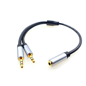 Cavo <span class=keywords><strong>Audio</strong></span> Premium 20CM DC3.5mm da femmina a doppio cavo adattatore maschio da 1 a 2 cavi <span class=keywords><strong>Audio</strong></span> <span class=keywords><strong>Jack</strong></span> <span class=keywords><strong>Audio</strong></span> da 35mm - Product Image 3