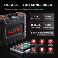 Escáner Autel MK808S OBD2 Más Reciente de 2024 Herramientas de Diagnóstico Bidireccional Lector de Códigos para Todos los Sistemas Comparado con MK808BT MX808S