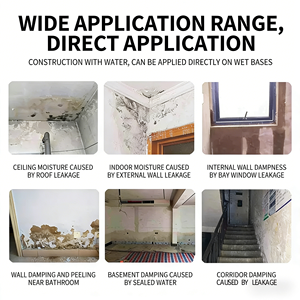 Revêtement imperméabilisant haute performance pour la réparation des surfaces de refoulement, idéal pour les murs intérieurs de <span class=keywords><strong>sous</strong></span>-sols souffrant de décollage et de dégarnissement. - Product Image 3