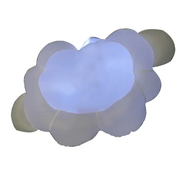 Giant Inflatable Cloud Advertising Balloons With Led Lighted For Decoration