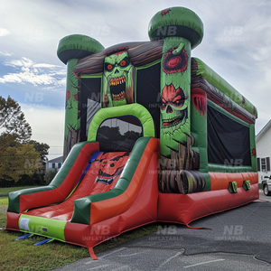 Commercial <b>Inflatable</b> Halloween Haunted Bouncer <b>House</b> Moon Slide Party Jumping Castle Pumpkin <b>Inflatable</b> Jumping <b>House</b> Bo - Product Image 3