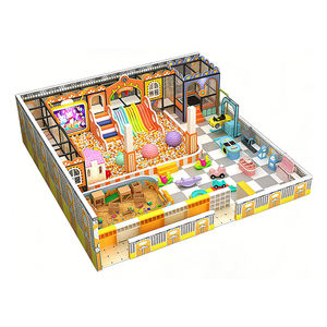 Parque Infantil Comercial Personalizable con Temática de Ciudad Naranja Cálida, con Piscina de Pelotas y Piscina de Arena para FECs - Product Image 2