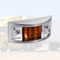 Nouveau Feu de gabarit latéral LED ambre 12V 24V Rouge Blanc pour Camions et Remorques Accessoires d'éclairage automobile