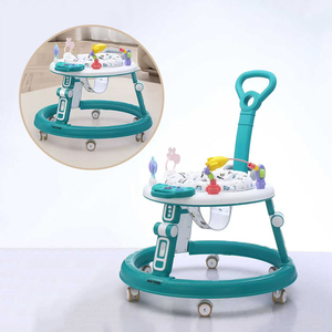 Andador Multifuncional Antivuelco para Bebés, 3 Alturas Ajustables, Ayuda para Caminar para Bebés de 6 a 18 Meses con Mango de Empuje, Múltiples Modos - Product Image 4