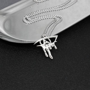 Mix Jiraiya Uchiha Itachi liontin Anime Luffy kalung panjang baja tahan karat Logo kartun mode kalung baja tahan karat pria - Product Image 3