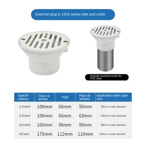 วัสดุ ABS เป็นมิตรกับสิ่งแวดล้อม หนา 1.5 มม. อุปกรณ์บำบัด<span class=keywords><strong>น้ำ</strong></span>สำหรับสระ<span class=keywords><strong>ว่า</strong></span><span class=keywords><strong>ย</strong></span><span class=keywords><strong>น้ำ</strong></span> อุปกรณ์เสริม ช่องจ่าย<span class=keywords><strong>น้ำ</strong></span> ช่องรับน้ำ - Product Image 6