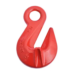 Ochoos 1Ton Steel Pipe Lifting Hook rebar Sharp Pointed Mouth Hook Rigging Hardware Forged Alloy Tube Hanging Big Mouth Opening 