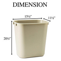 Poubelle en fibre de verre, pot Commercial résistant au feu, de 7 gallons et 28 pieds, pour la cuisine