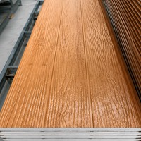 Panneau sandwich moderne en polyuréthane PU isolant thermiquement, panneau décoratif en métal sculpté pour les murs intérieurs des villas