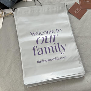 Sacs d'expédition en plastique imperméables pour courrier, sacs d'expédition recyclés en polyéthylène pour t-shirt, sac de livraison - Product Image 4