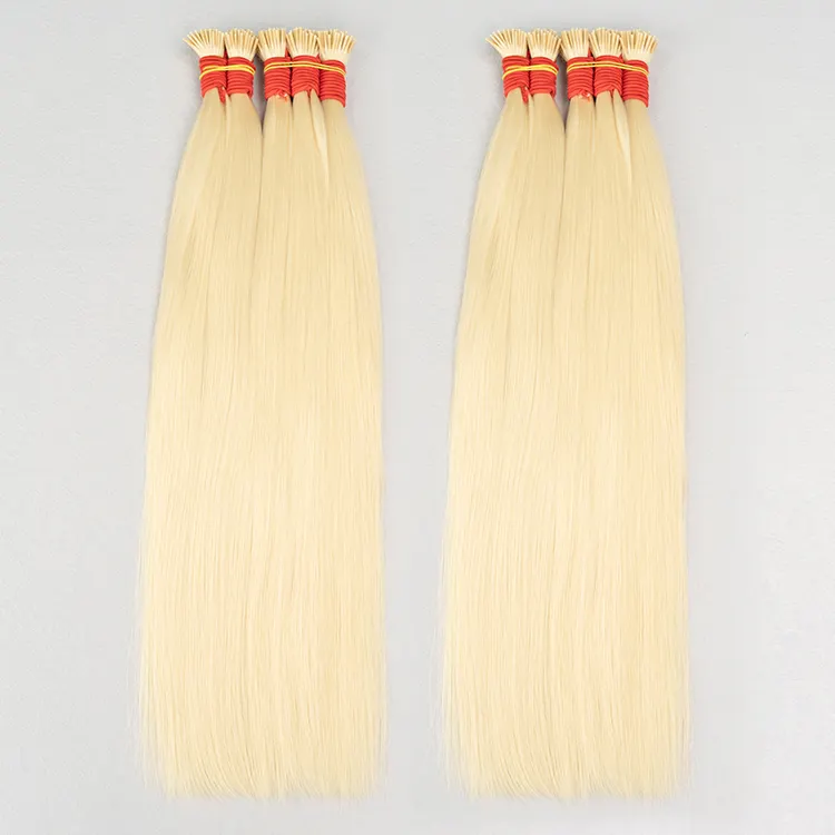 Dubbel Getrokken Hete Verkoop Russische Echte Menselijke Haarverlenging Platte Punt Haar, Nail U Tip Machine Gemaakt Remy Pre Gebonden Hair Extensions