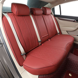 Vente en gros, vente chaude, housses de siège de voiture en cuir rouge pour <span class=keywords><strong>Volkswagen</strong></span> Magotan <span class=keywords><strong>Tiguan</strong></span>, ensemble complet, toutes saisons - Product Image 5