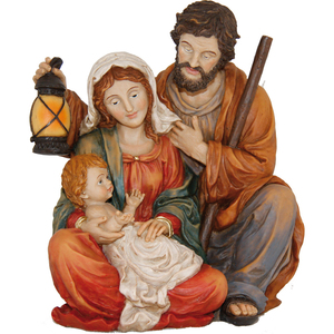 Figurines de la Sainte Famille, crèche de Noël, ensemble de figurines et de jouets, hauteur environ. Modèle 15 cm 9006935091755 - Product Image 1