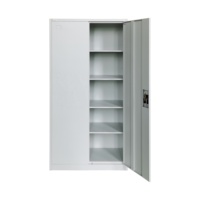 Armoire de classement de bureau à double porte battante en métal, armoire de rangement de bureau, armoire à dossiers en acier