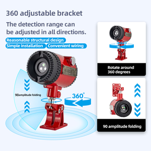 Hệ thống báo cháy điểm-loại ir-uv chống cháy nổ uvir2 ngọn lửa báo động Detector - Product Image 5