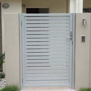 Portail en aluminium de première qualité, clôture en aluminium avec portails d'entrée, résistant aux intempéries, installation facile <span class=keywords><strong>pour</strong></span> clôture de maison, portail, allées, cours - Product Image 2