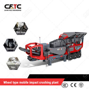 Trituradora de Impacto Móvil Tipo Neumático para Minería y Canteras, Planta de Producción de Agregados de Piedra Caliza y Roca Dura - Product Image 2